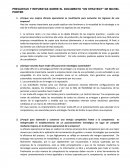 PREGUNTAS Y REPUESTAS SOBRE EL DOCUMENTO “ON STRATEGY” DE MICHEL PORTER
