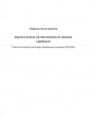 “Informe de Evaluación de Riesgos Laborales para la empresa CAFETERIA”