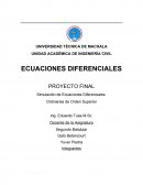 Ecuaciones diferenciales.