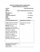 INFORME SEMANAL DE PRÁCTICA