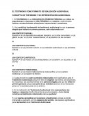 EL TESTIMONIO COMO FORMATO DE REALIZACIÓN AUDIOVISUAL