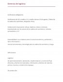 Gerencia de logística.