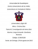 Tarea # 2: Investigación de tema Libre