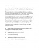 Importancia del metodo cientifico. es el proceso el cual genera el conocimiento caracterizado por el uso constante