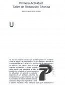 Taller de Redacción Técnica