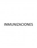 Inmunizacion.