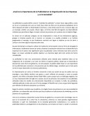 Cuál es la importancia de la publicidad en la organización de las empresas y en la sociedad?