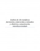 Análisis de «De metáforas durmientes, endurecidas y nómades» y «Retórica, comunicación, interdiscursividad».