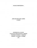 Analisis jurisprudencial.