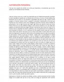 SUPERACIÓN PERSONAL.