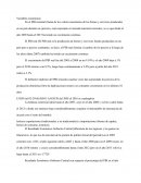 Variables económicas.