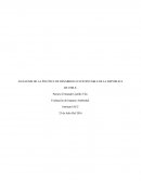 ANÁLISIS DE LA POLÍTICA DE DESARROLLO SUSTENTABLE DE LA REPUBLICA DE CHILE.Desarrollo