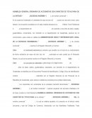 Acta Notarial de Asamblea General Totalitaria