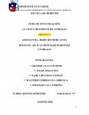 La venta de especies animales