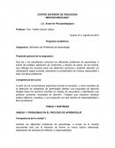 Seminario de Problemas de Aprendizaje