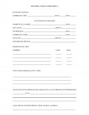 Historia Clinica Pediátrica.