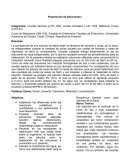 Preparación de Soluciones I