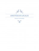 ANESTÉSICOS LOCALES Seminario II Farmacología I