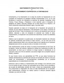 MANTENIMIENTO PRODUCTIVO TOTAL Y MANTENIMIENTO CENTRADO EN LA CONFIABILIDAD