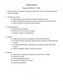 Trabajo Práctico Educación Física 3º - 2015