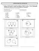 OPERACIONES DE CONJUNTOS