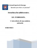 Antecedentes de una conducta antisocial