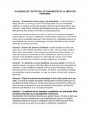 Resumen de 10 axiomas que constituyen los fundamentos de la dirección financiera