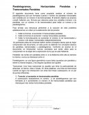 Paralelogramos, Horizontales Paralelas y Transversales Paralelas