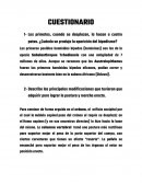 Cuestionario "Hominización"