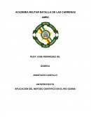 Anteproyecto Aplicación del metodo cientifico en el rio Ozama