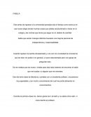 Fabula. Días antes de ingresar a la universidad pensaba todo el tiempo como seria yo en esa nueva etapa