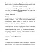 Escasez de agua en guayabo.