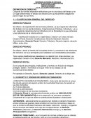 Conjunto de normas imperativo-atributivas que en una época del tiempo y en un lugar determinado el estado las declara como jurídicamente obligatorias para el logro de sus fines.