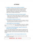 Actividad de educación física.