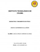 Experimento del cañon