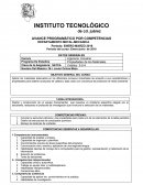AVANCE PROGRAMÁTICO POR COMPETENCIAS DEPARTAMENTO METAL-MECANICA