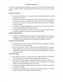 Condiciones del contrato