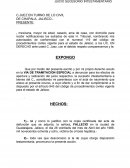 DENUNCIA JUICIO SUCESORIO INTESTAMENTARIO.