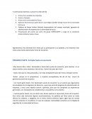 PRIMERA PARTE: Entrada hasta el escenario