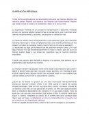 SUPERACIÓN PERSONAL.