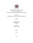 FUNDAMENTOS DE EVALUACIÓN DE IMPACTO AMBIENTAL TAREA #1