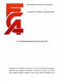 Actividad integradora: Panorama de las TIC's