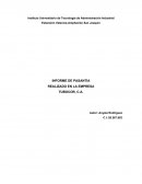 INFORME DE PASANTIA REALIZADO EN LA EMPRESA TUBOCOR, C.A.