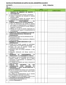 MATRIZ DE PROGRESIÓN DE ASPECTOS DEL DESEMPEÑO DOCENTE