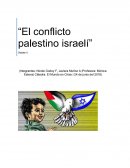Conflicto palestino israeli.