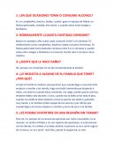 Encueasta sobre el alcohol