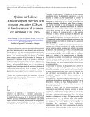 Aplicativo para moviles con sistema operativo iOS.