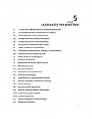 LA ENCUESTA POR MUESTREO