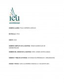 NÚMERO Y TEMA DE ACTIVIDAD: ACTIVIDAD DE APRENDIZAJE 3. ORGANIZACION.