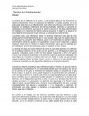 Narrativa de la practica docente.